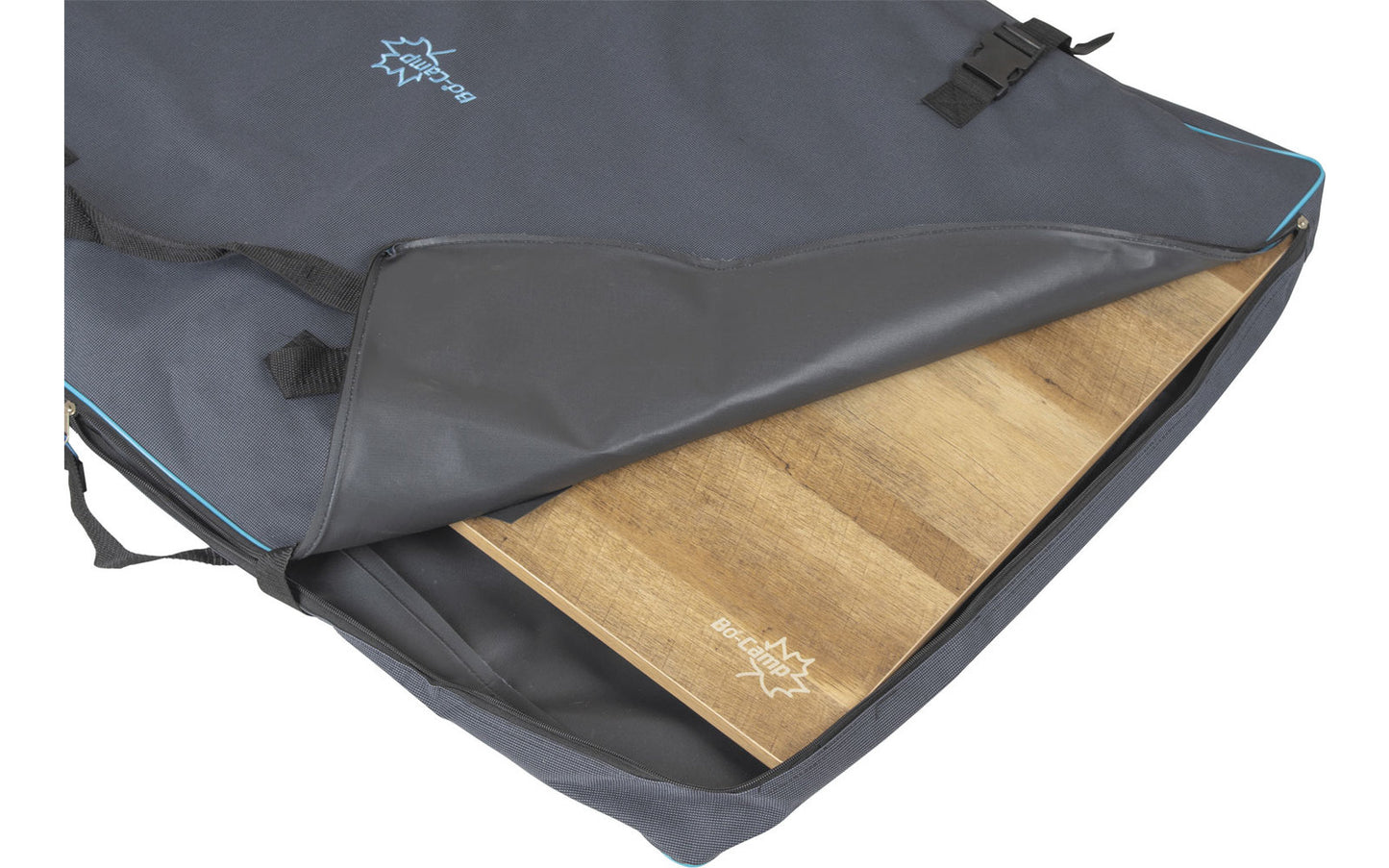 Bo-Camp Transporttasche Für Rechteckigen Tisch / Möbeltasche Anthrazit 120 X 75 X 8 Cm