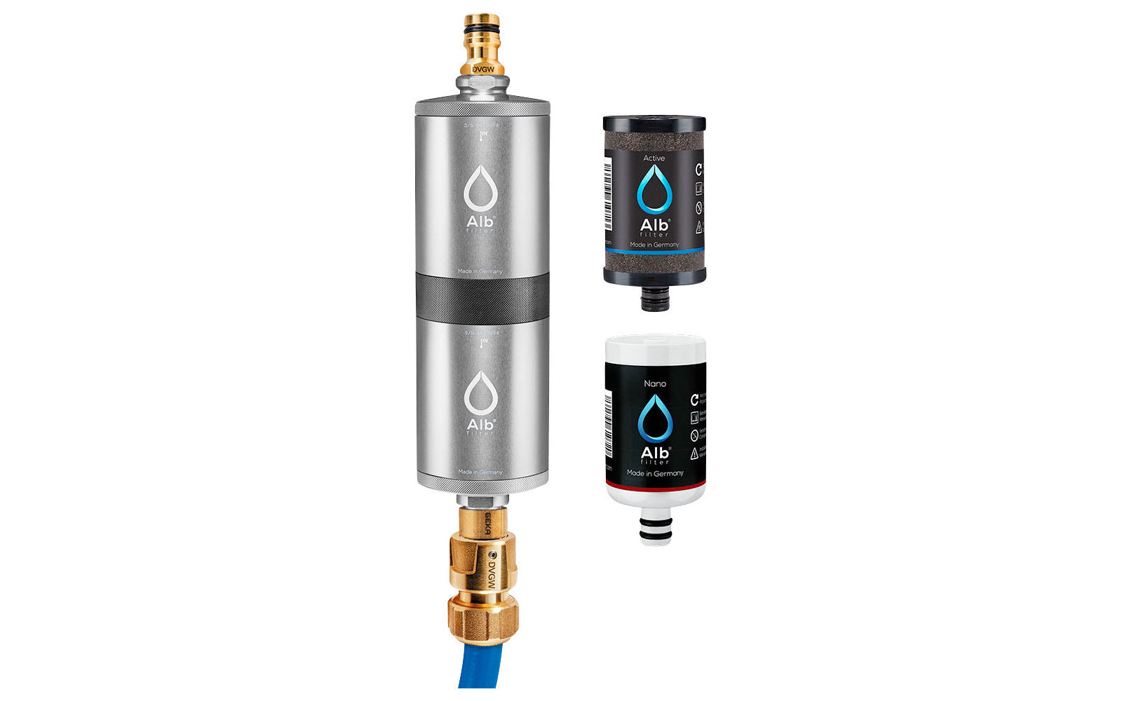  Alb Filter FUSION Active+Nano Trinkwasserfilter - Camping-Set: Mobil Mit Koffer