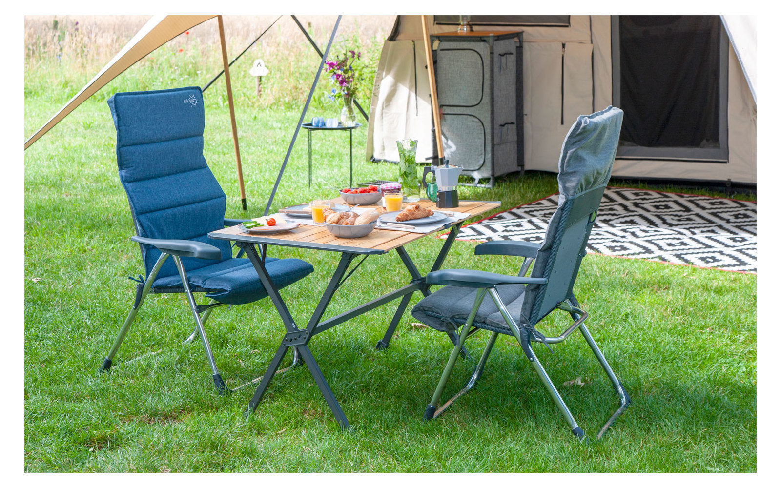  Bo-Camp Urban Outdoor Maryland Bambus Alu Rolltisch