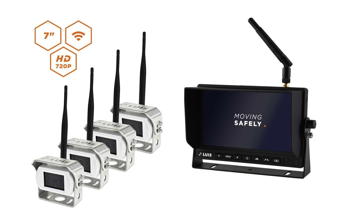  LUIS 7 Zoll-Digitalfunksystem Professional 720P Mit Kamera
