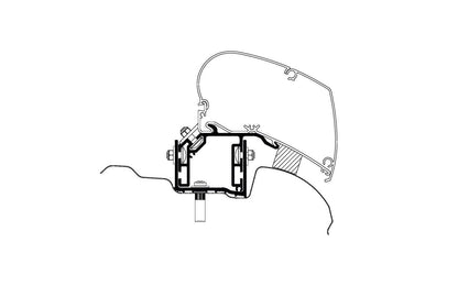  Thule Markisenadapter VW Crafter Ab Baujahr 2017