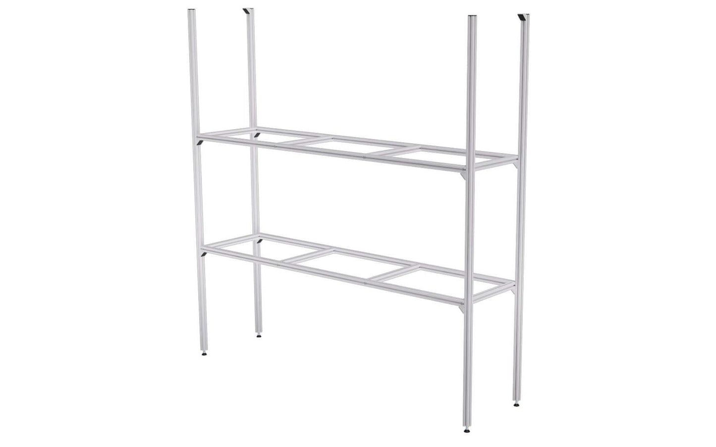  SYS-Rack Aluminium Regal-System 123-L-RR-1 Längs Für Heckgarage 125 X 31 X 130 Cm