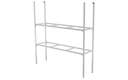  SYS-Rack Aluminium Regal-System 123-L-RR-1 Längs Für Heckgarage 125 X 31 X 130 Cm