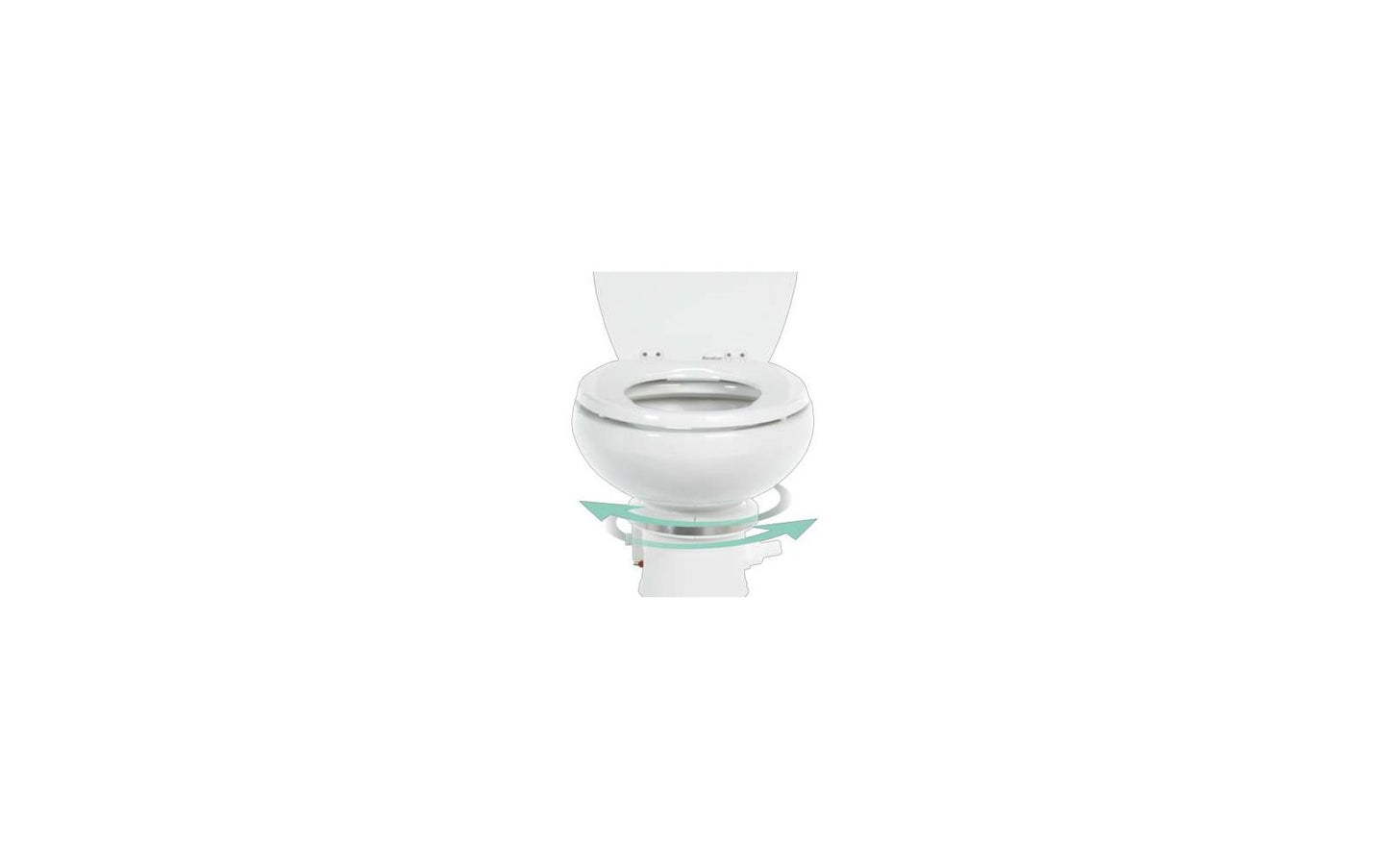  Dometic MasterFlush MF 7260 Elektrische Meeres- Rohwassertoilette 12 V