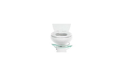  Dometic MasterFlush MF 7260 Elektrische Meeres- Rohwassertoilette 12 V