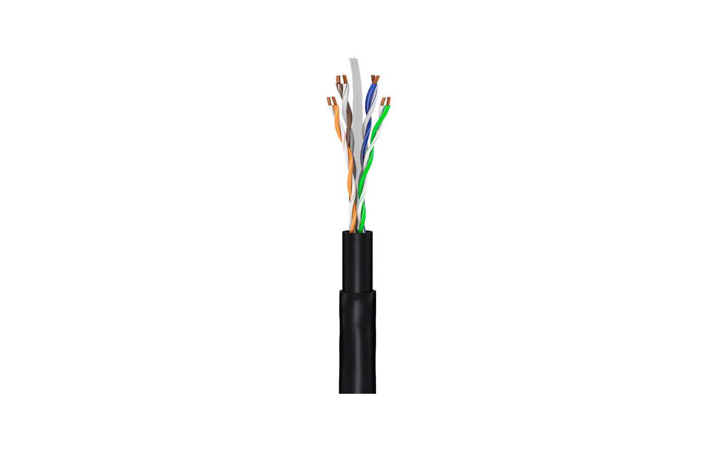  Goobay CAT 6 Outdoor-Patchkabel U / UTP Schwarz