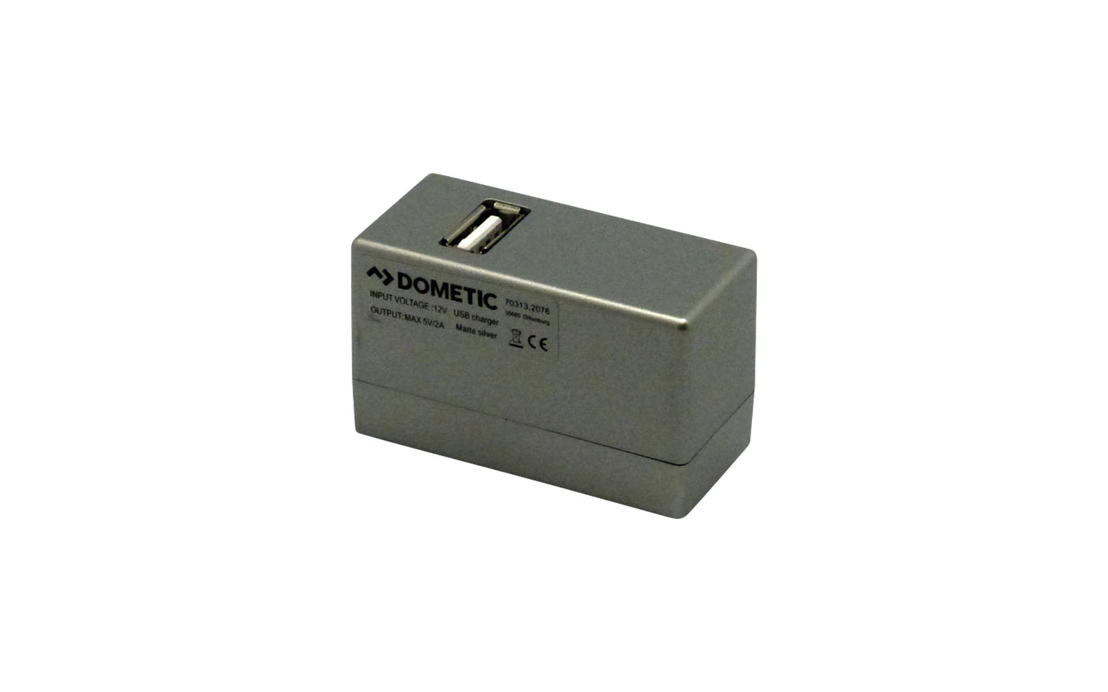  Dometic Stromschienenadapter Mit USB-Anschluss Silber