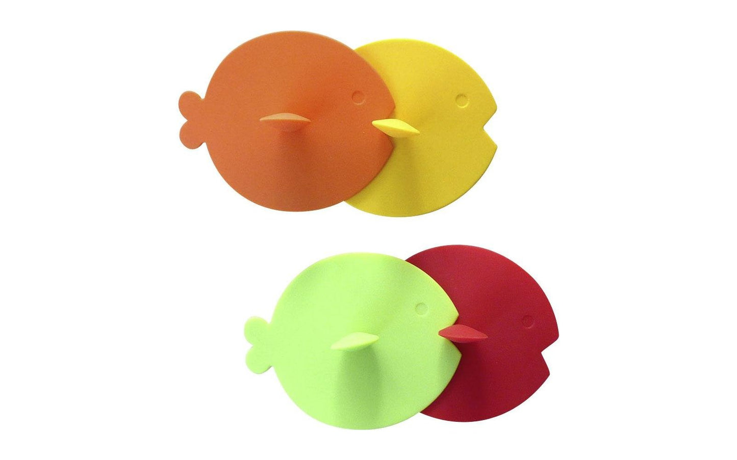  Gimex Silikondeckel Set Fisch Rainbow
