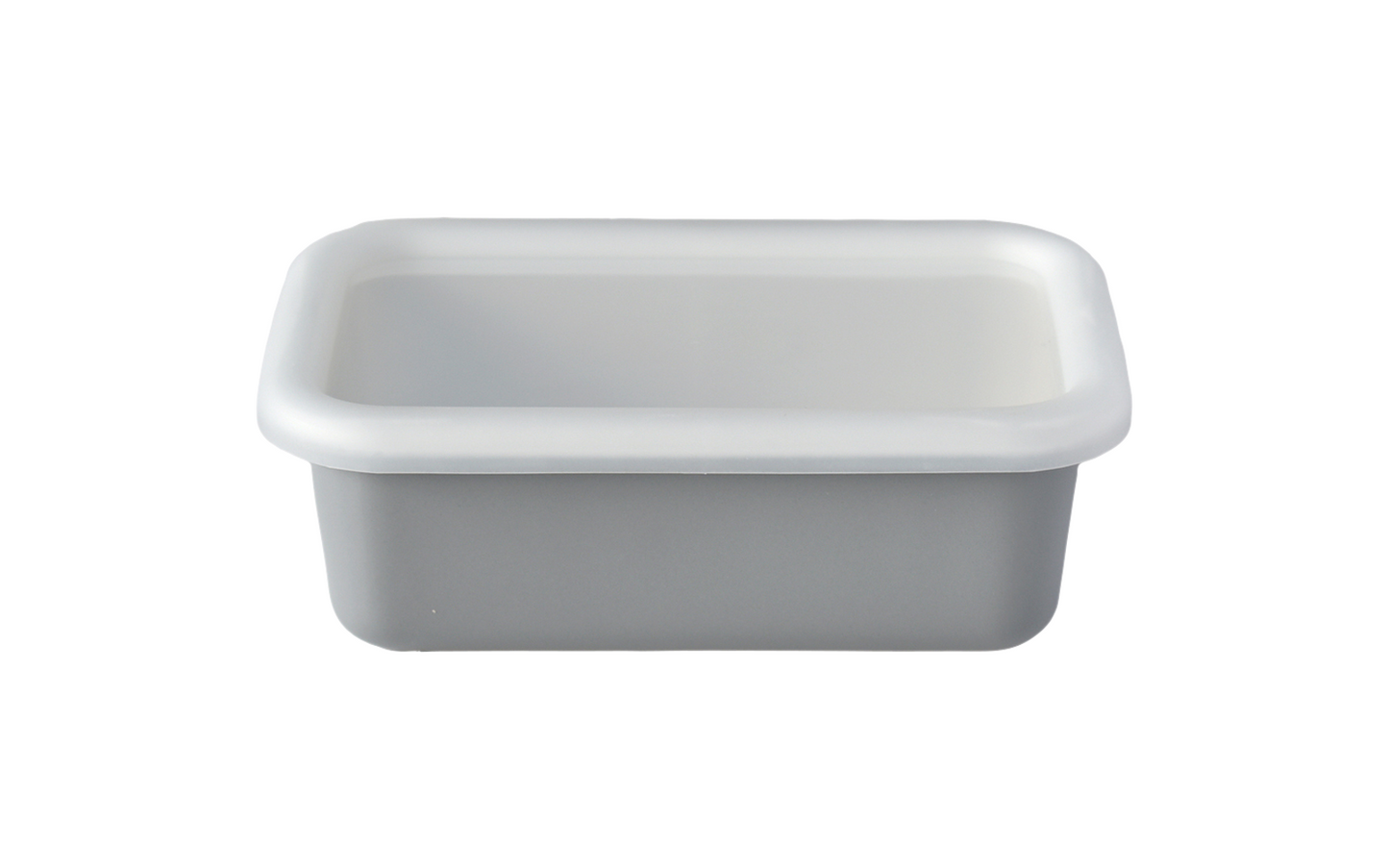  HoneyWare Emaille Frischhaltedose Lichtgrau