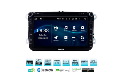  Snooper SMH Multimedia-Navigation DAB+ Festeinbaugerät