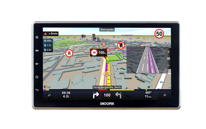  Snooper SMH Multimedia-Navigation DAB+ Festeinbaugerät