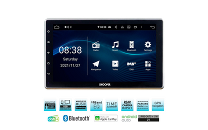  Snooper SMH Multimedia-Navigation DAB+ Festeinbaugerät