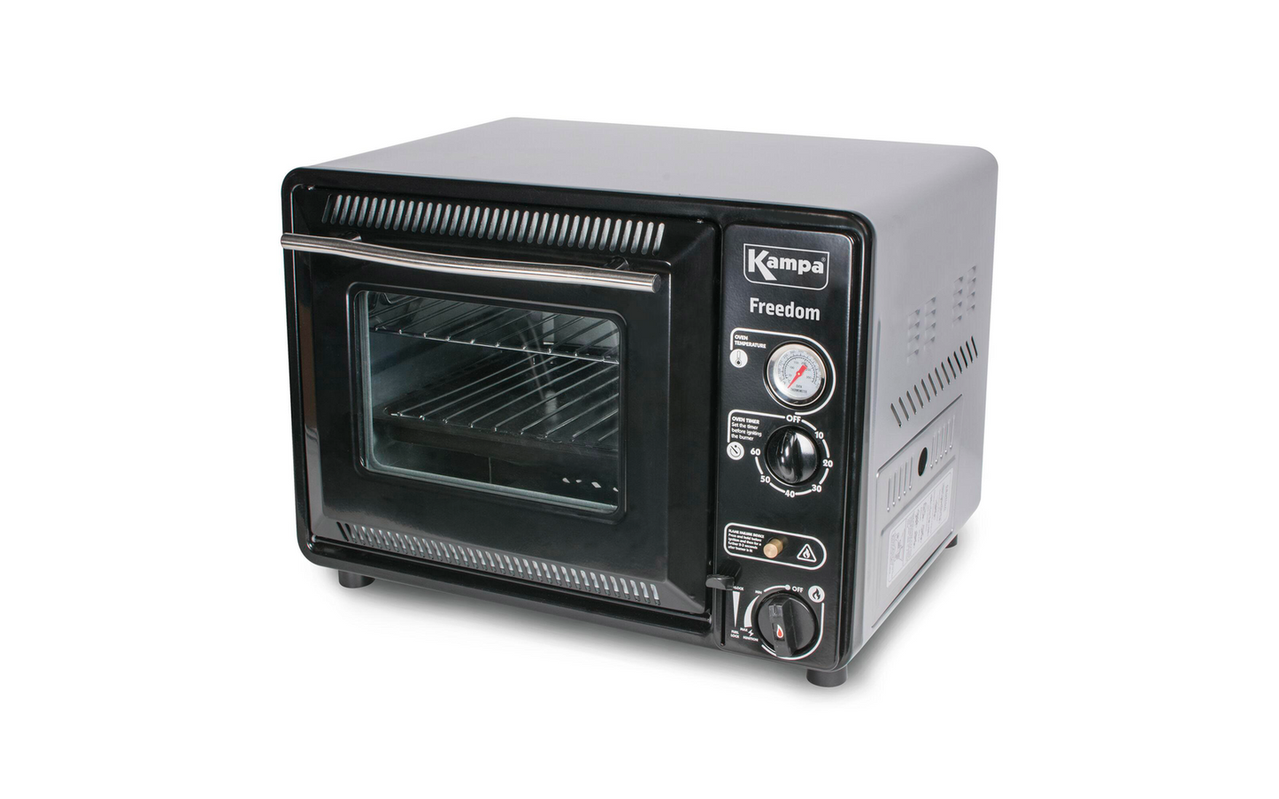  Kampa Freedom Oven Gasbetriebener Campingofen 1 KW, Gasherd