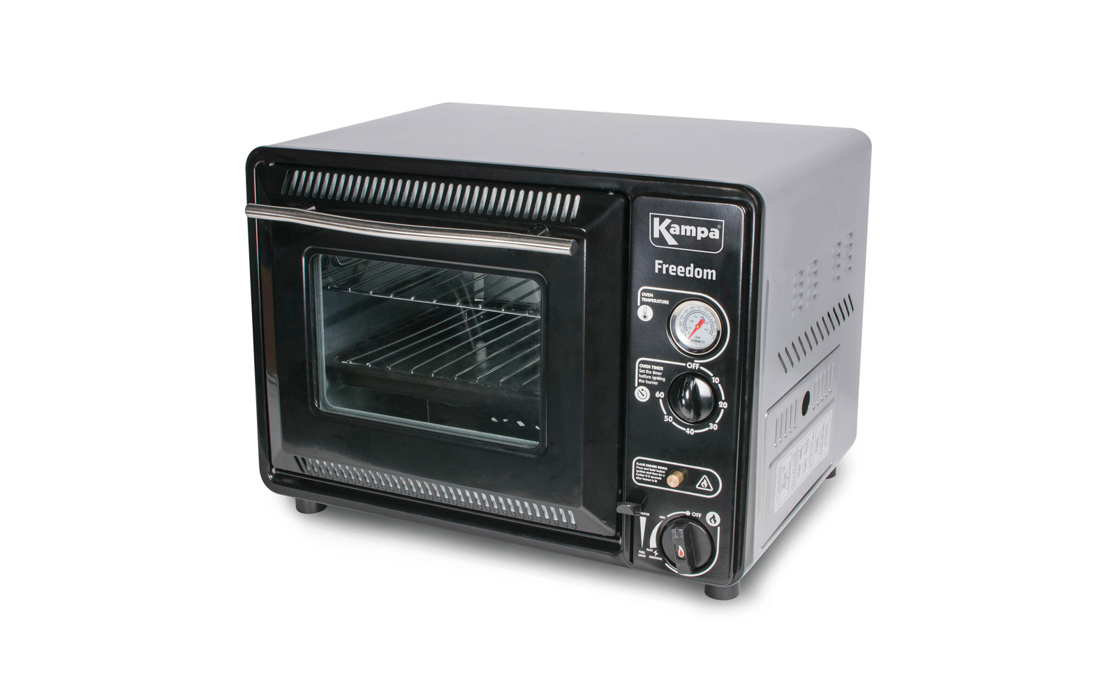  Kampa Freedom Oven Gasbetriebener Campingofen 1 KW, Gasherd