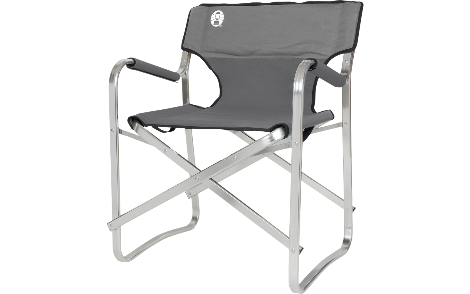  Coleman Deck Chair Klappbarer Campingstuhl Aluminium Silber