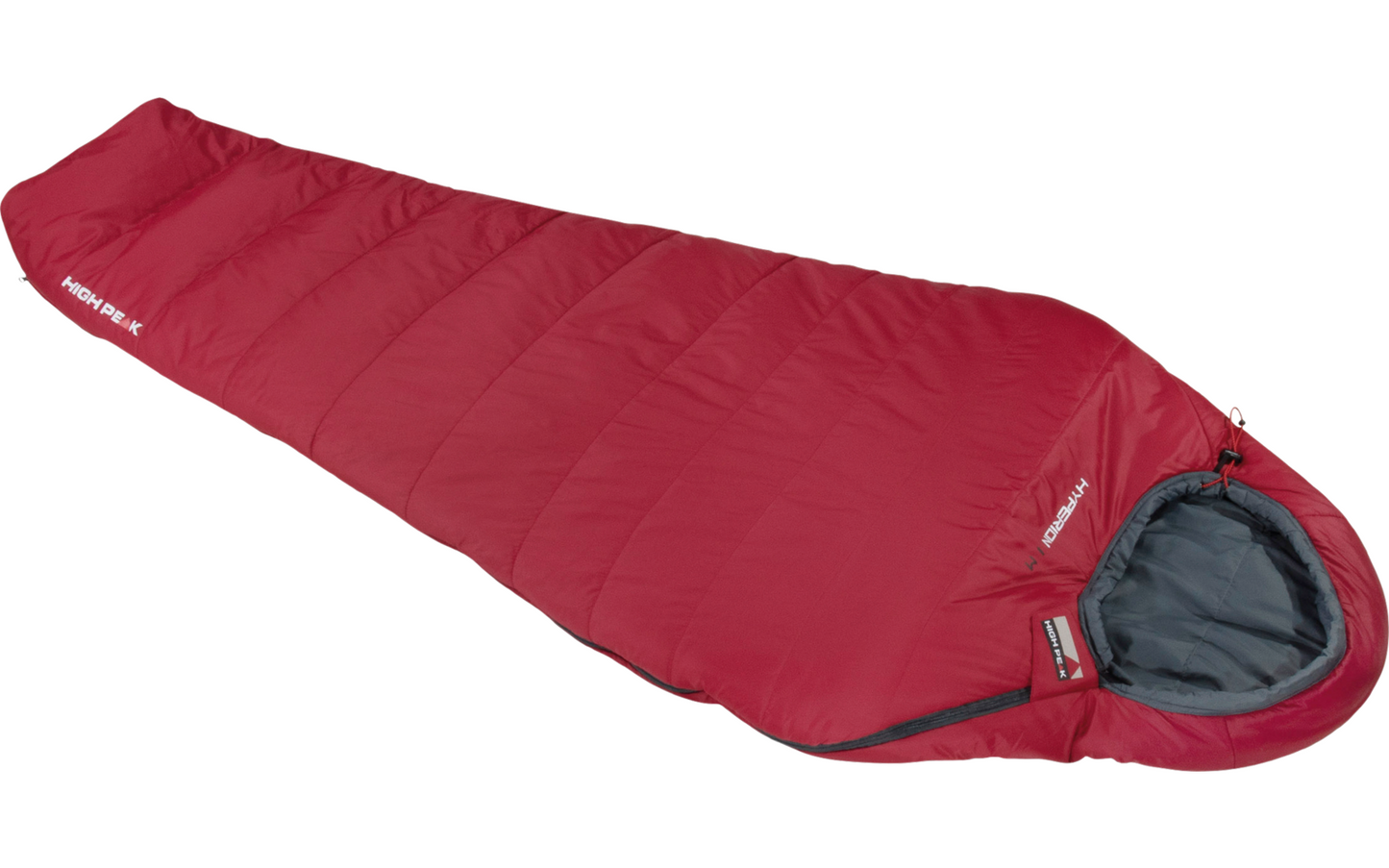  High Peak Hyperion 1 M Mumienschlafsack 210 X 80 Cm Dunkelrot/grau