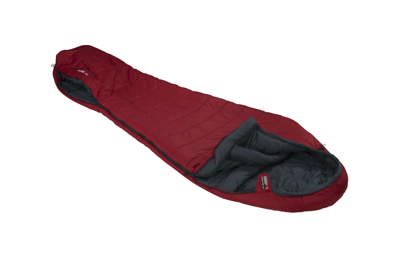  High Peak Hyperion 1 M Mumienschlafsack 210 X 80 Cm Dunkelrot/grau