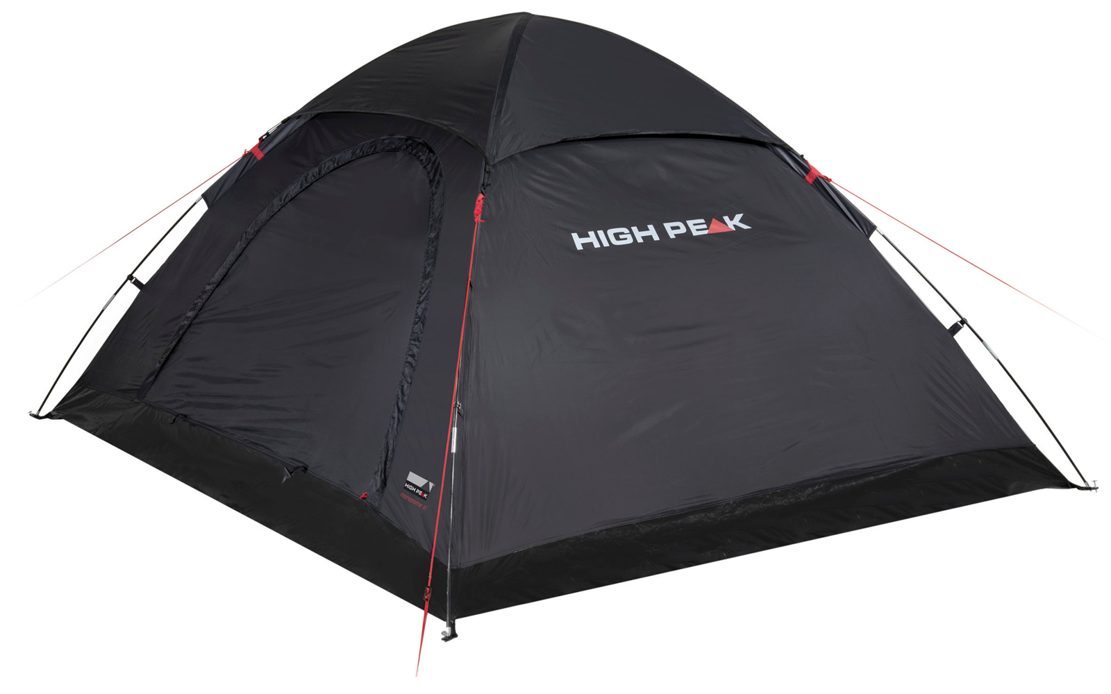  High Peak Monodome XL Freistehendes Einfachdach Kuppelzelt Schwarz Für 4 Personen