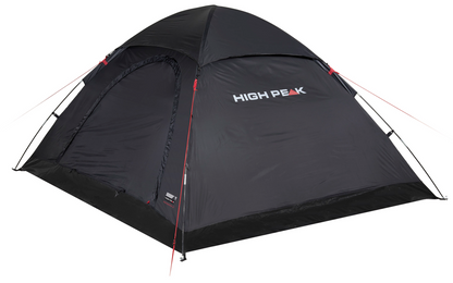  High Peak Monodome XL Freistehendes Einfachdach Kuppelzelt Schwarz Für 4 Personen