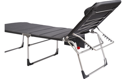  Crespo AL/363 Deluxe Sonnenliege Dunkelgrau