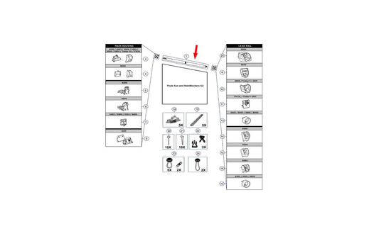  Thule Tension Rafter BlockerG2 M50