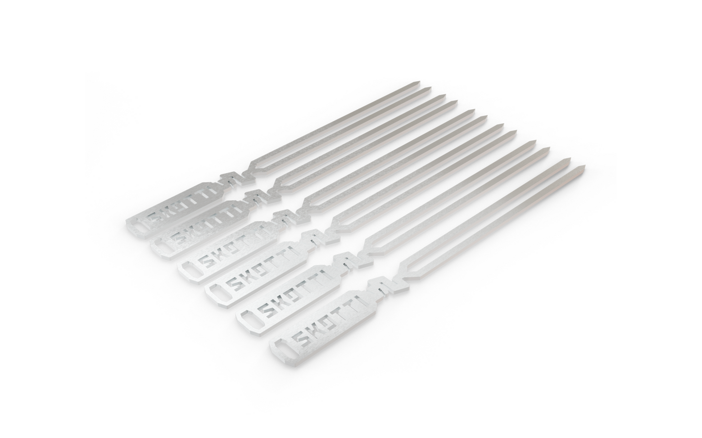  Skotti Grillspieße Pikes Für Skotti Grill 6 Stück / 28 Cm