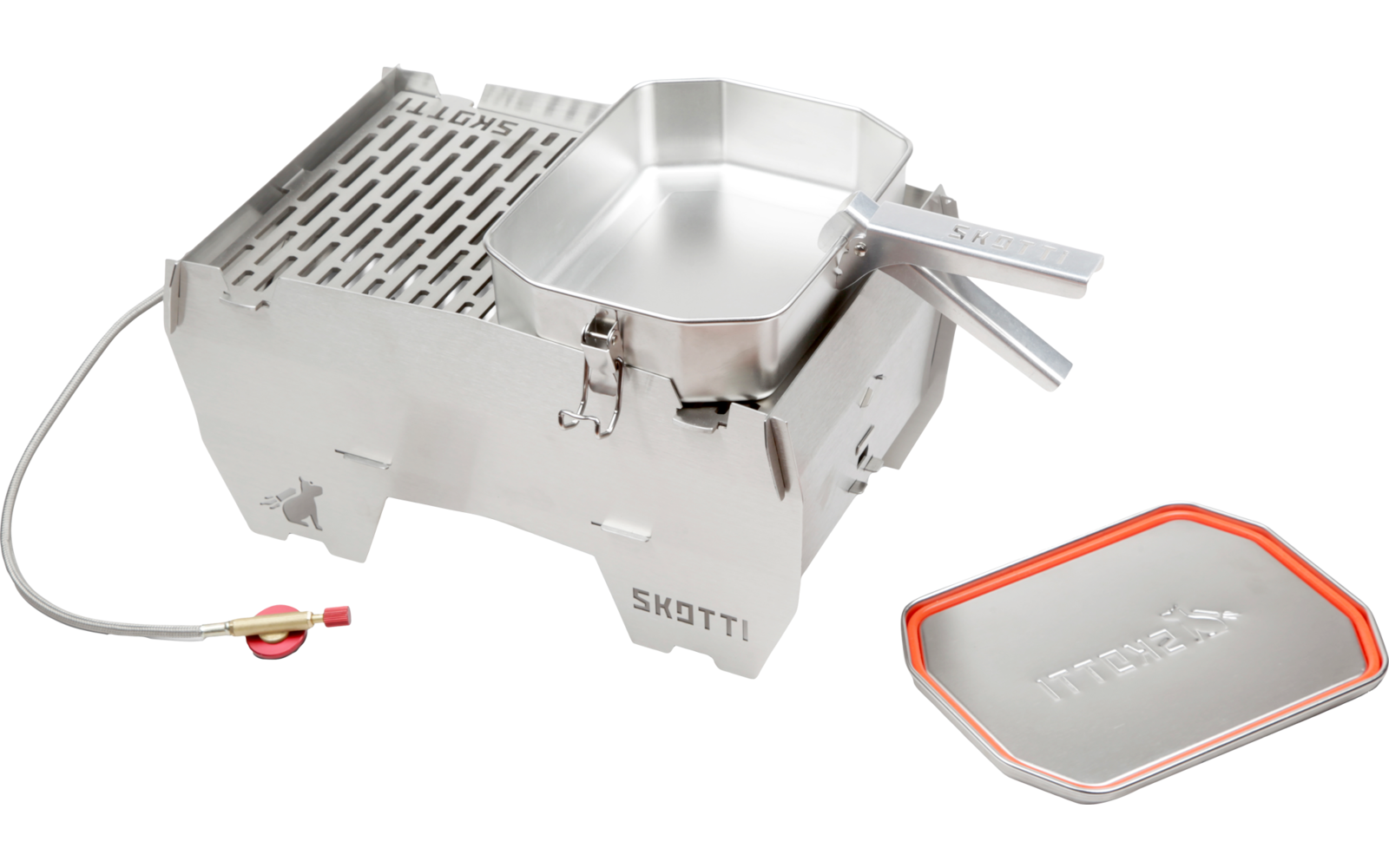  Skotti Multifunktionsbox Boks Für Skotti Grill Inklusive Hebezange