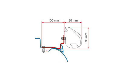  Fiamma Adapter Kit Campereve Cap Road Für F35pro Markisen