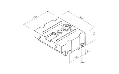 Wassertank 45 Liter55 X 48,5 X 21,5 Cm
