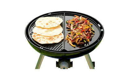  Cadac Grillplatte Geteilt Für Gasgrill Carri Chef 50 / 2 Oder Citi Chef 50