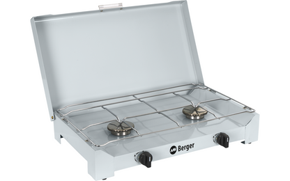  Berger 2-flammiger Gaskocher 50 Mbar
