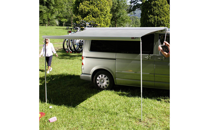  Fiamma F45s Wandmarkise 260 Cm Für VW T5 / T6 / California (Titanium / Royal Grey)