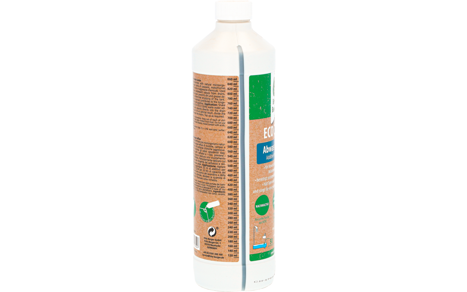  Berger Eco Clean Grauwassertankzusatz1 Liter