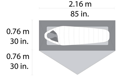  MSR Hubba NX Tent V6 Faltzelt Für 1 Person