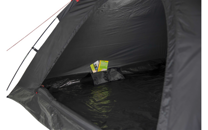  High Peak Monodome XL Freistehendes Einfachdach Kuppelzelt Schwarz Für 4 Personen