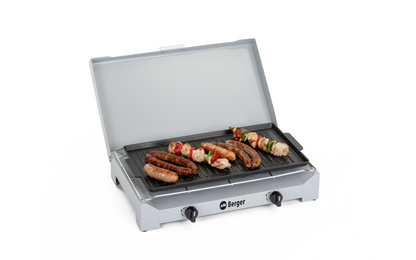  Berger 2-flammiger Gaskocher 50 Mbar