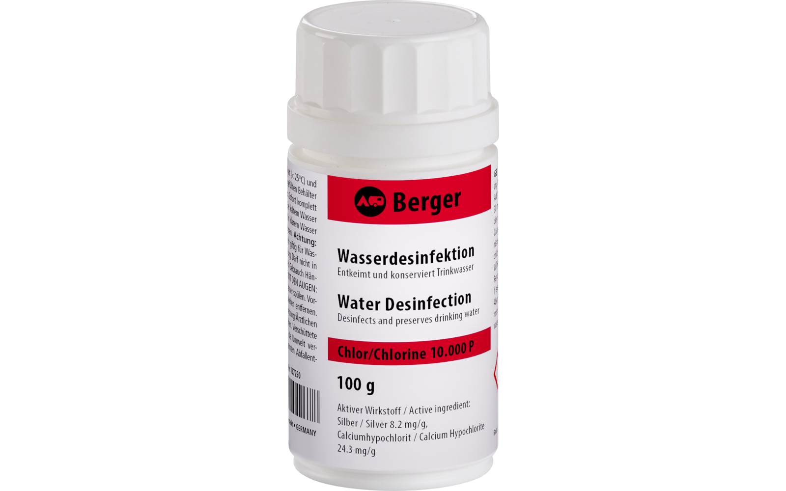  Berger Wasserdesinfektion -mit Chlor-
