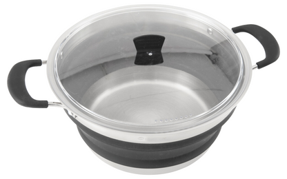  Outwell Collaps Pot Topf Faltbar Silikon / Edelstahl