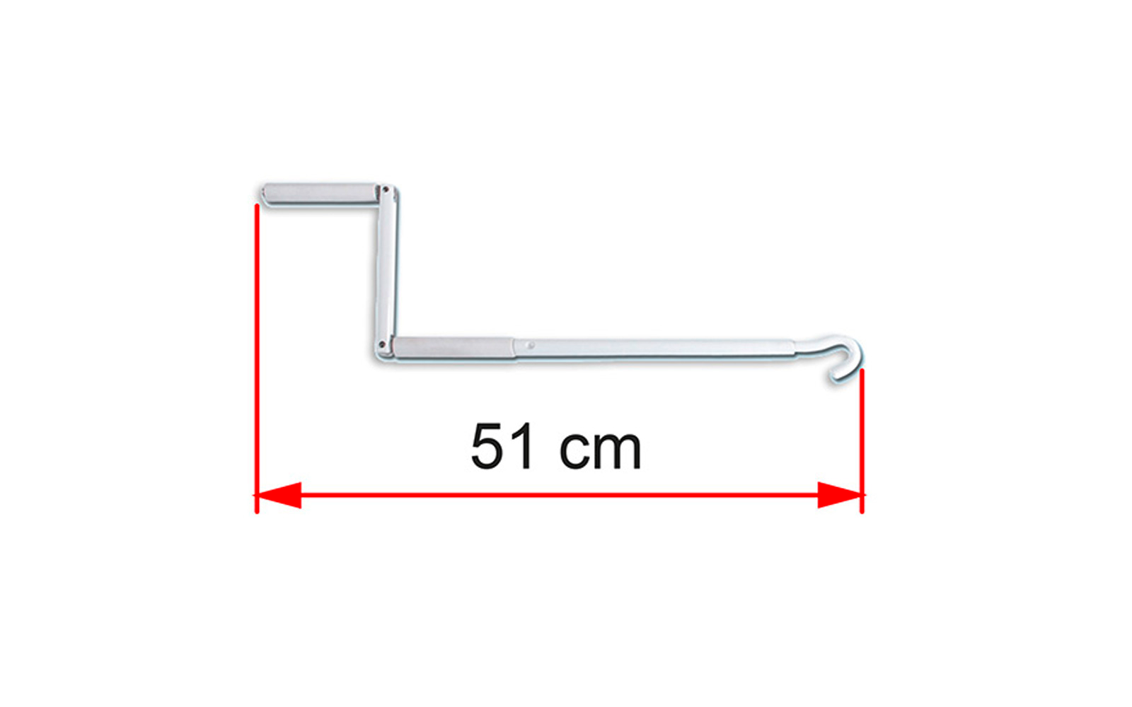  Fiamma Crank Handle Short Aluminiumhandkurbel