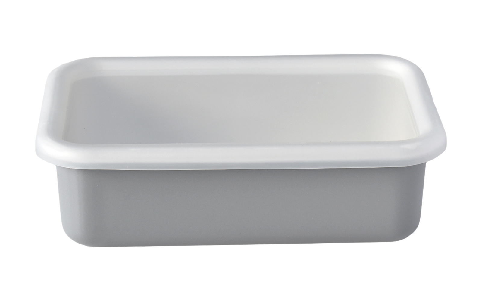  HoneyWare Emaille Frischhaltedose Lichtgrau