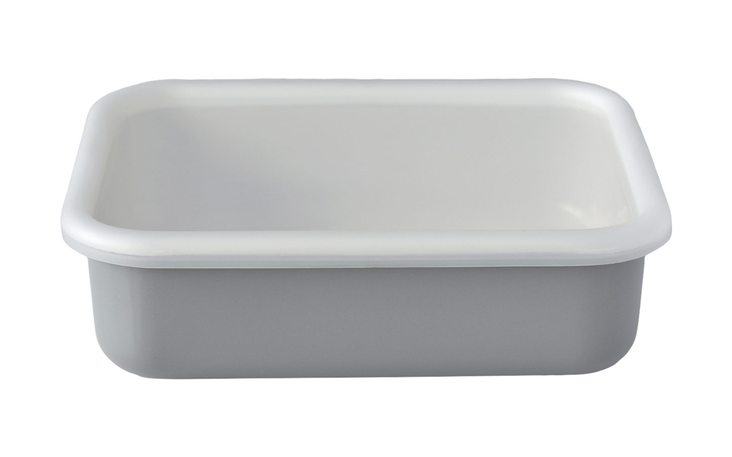  HoneyWare Emaille Frischhaltedose Lichtgrau