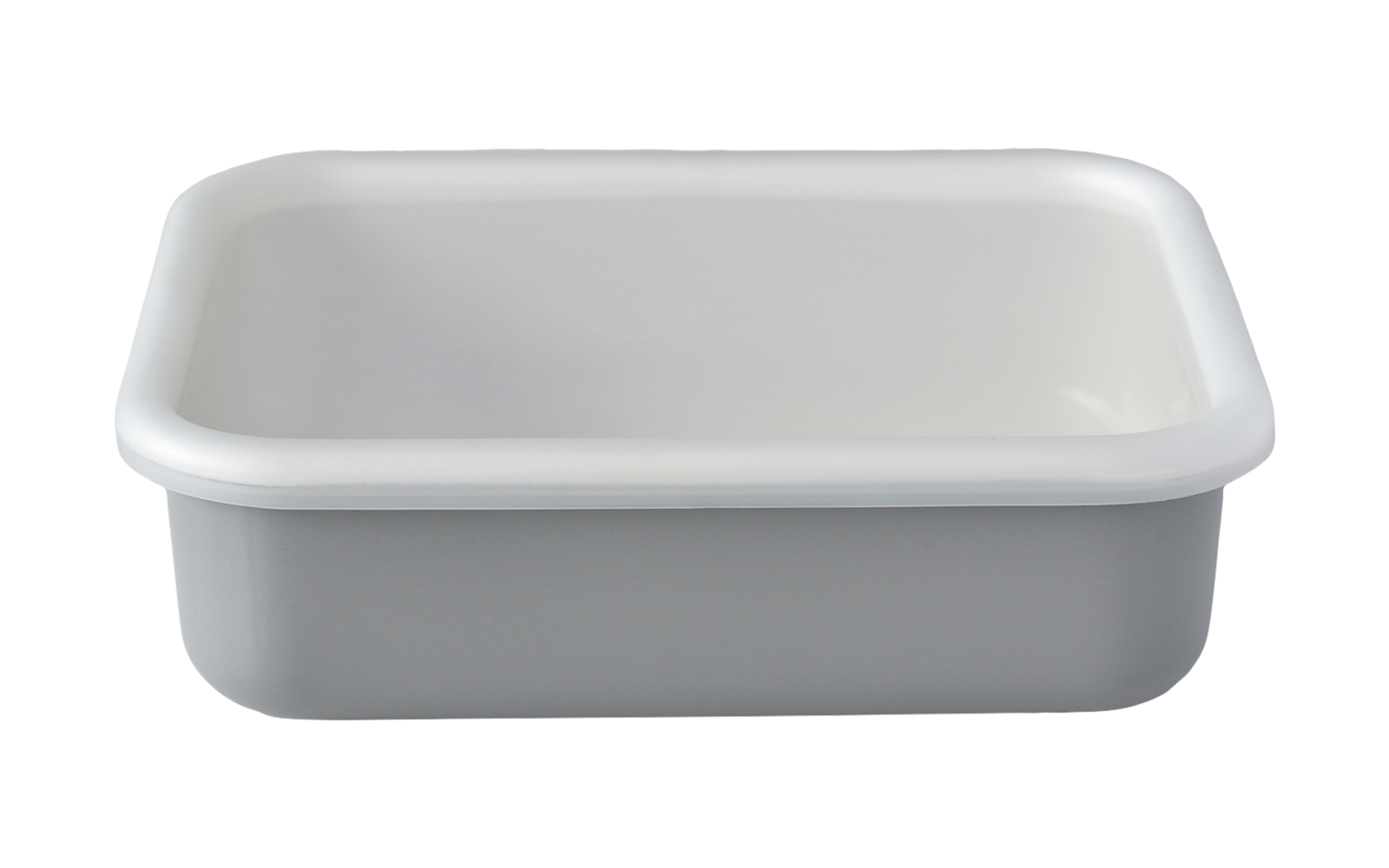  HoneyWare Emaille Frischhaltedose Lichtgrau