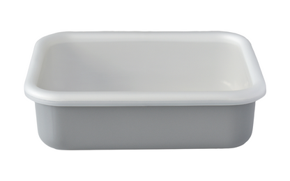  HoneyWare Emaille Frischhaltedose Lichtgrau