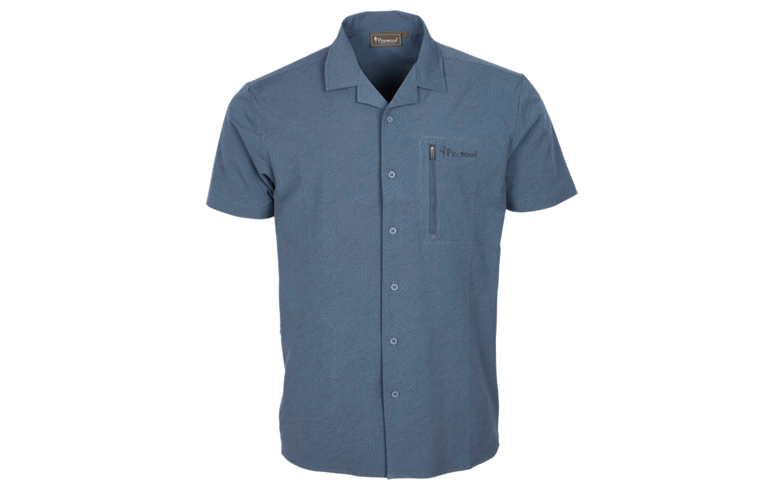  Pinewood Travel Topographic Herren Hemd