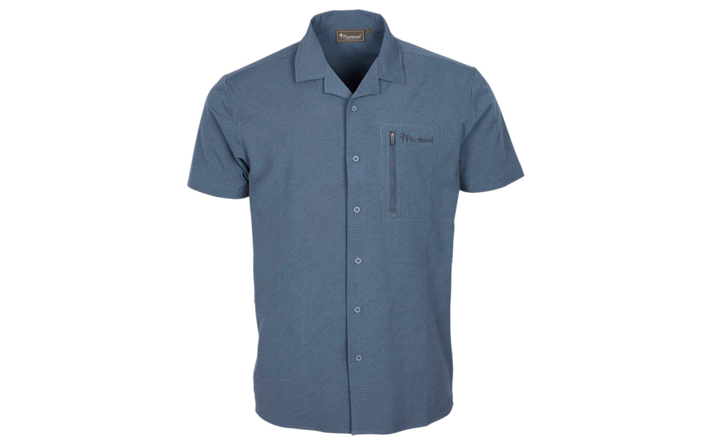  Pinewood Travel Topographic Herren Hemd