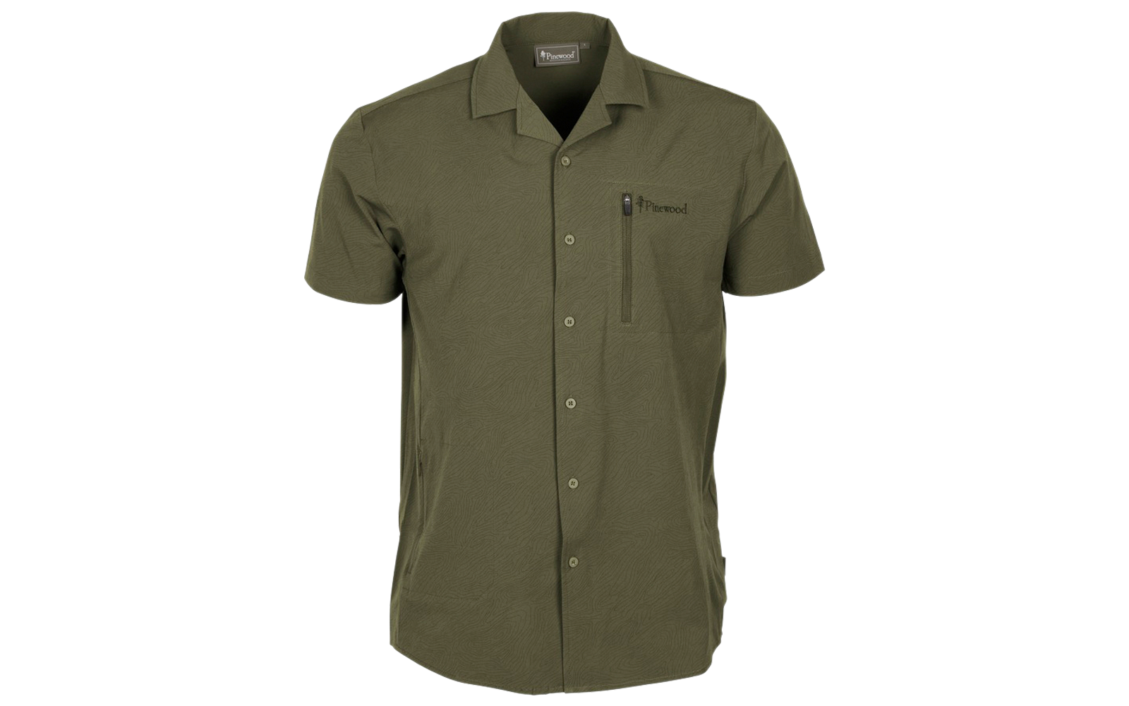  Pinewood Travel Topographic Herren Hemd