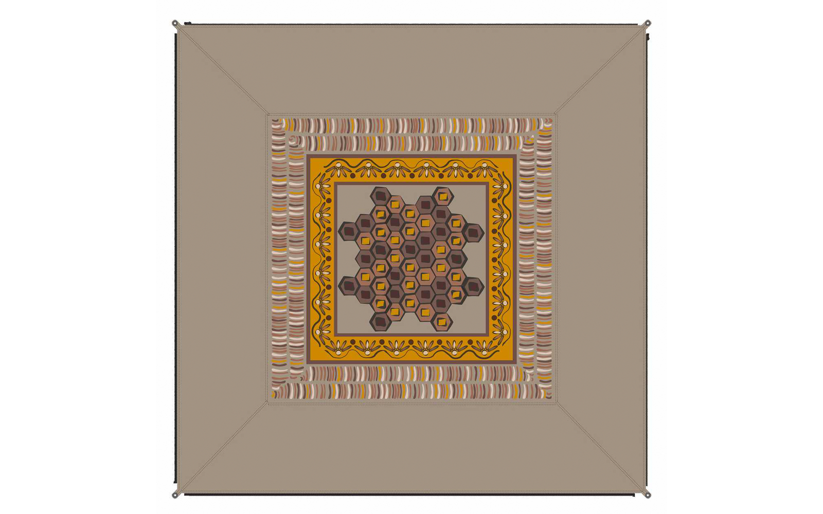  Bent Verbindbarer Teppich Zip Carpet 250 X 250 Cm