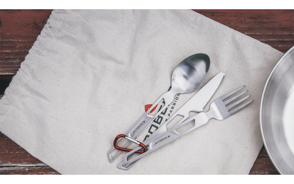  Robens Sierra Steel Meal Set Geschirr-Set 10 Teilig Mit Tellern / Bechern / Besteck