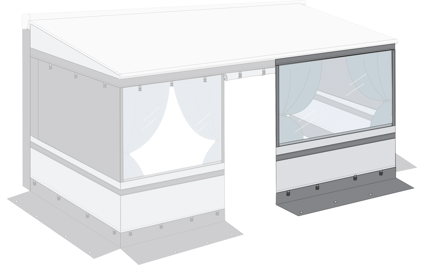  Fiamma Frontpanel Für Privacy Room Light Für Markisen F45