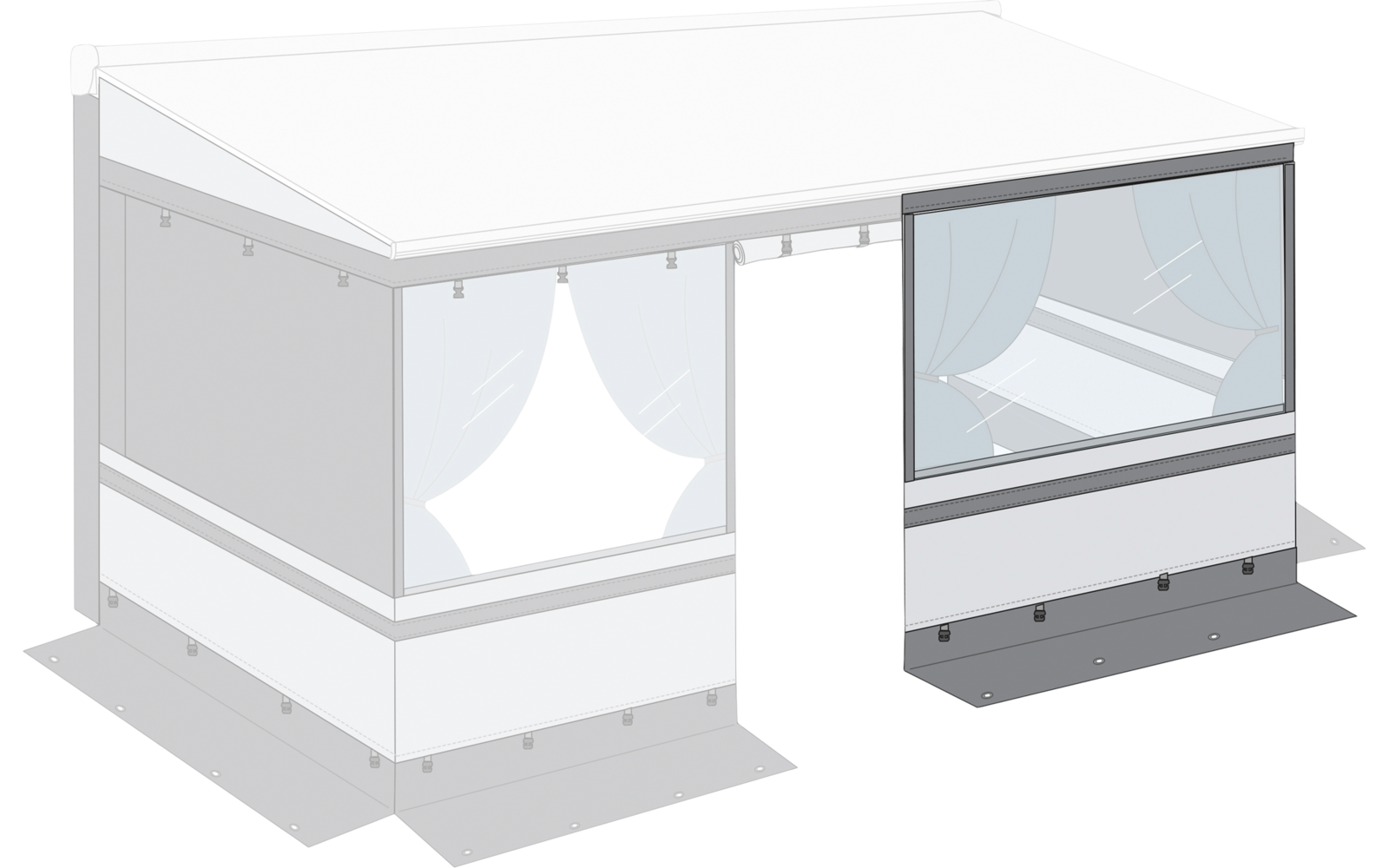  Fiamma Frontpanel Für Privacy Room Light Für Markisen F45
